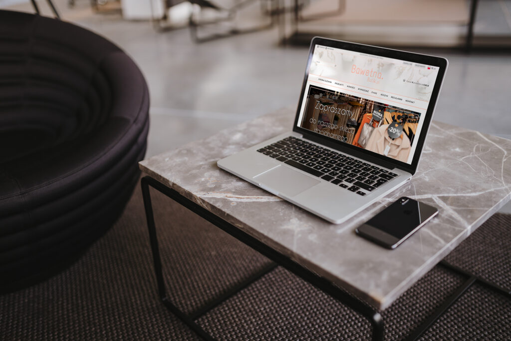 Sklep internetowy Bawełna Butik – realizacja matWeb