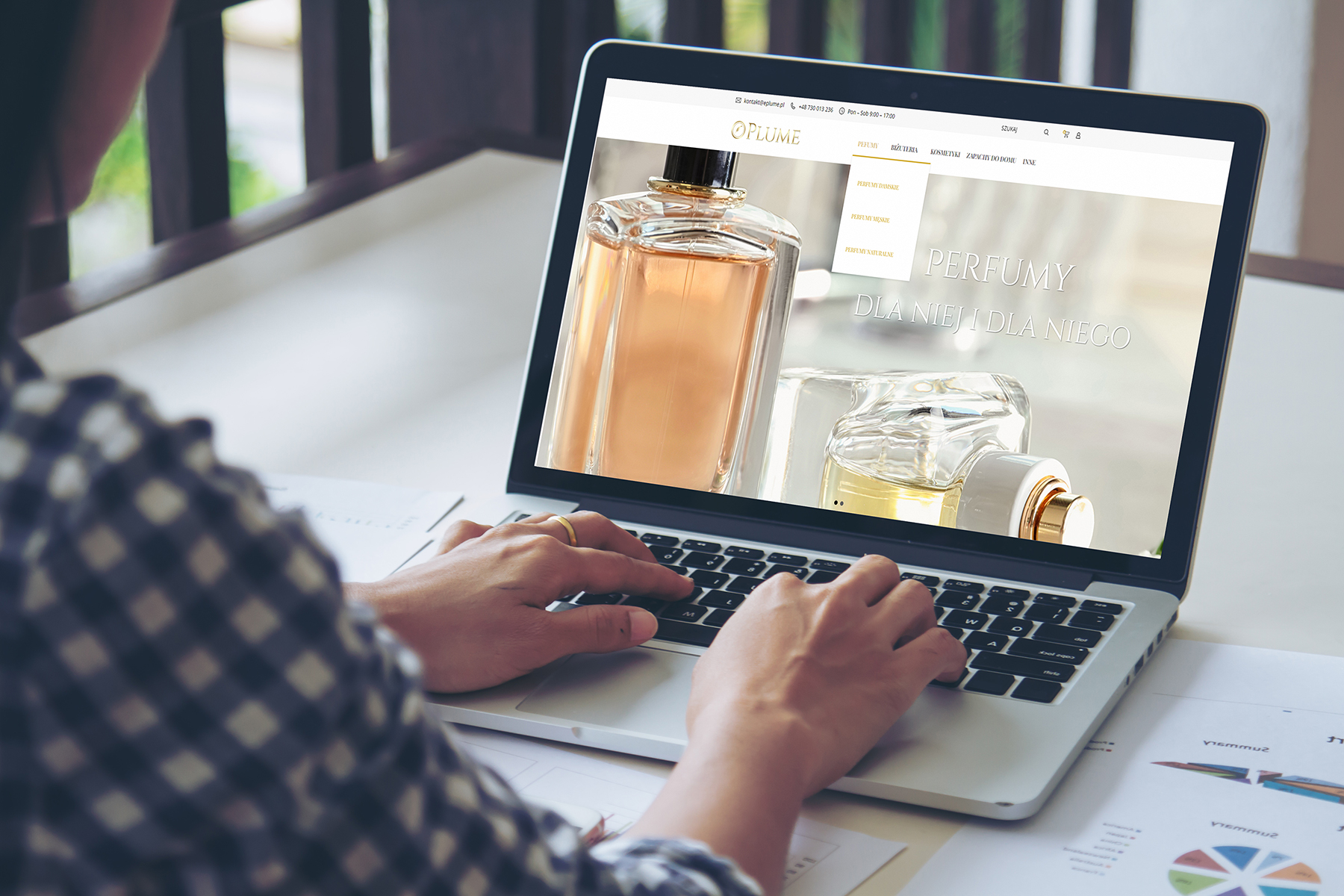 Sklep internetowy Plume – realizacja e-commerce matWeb