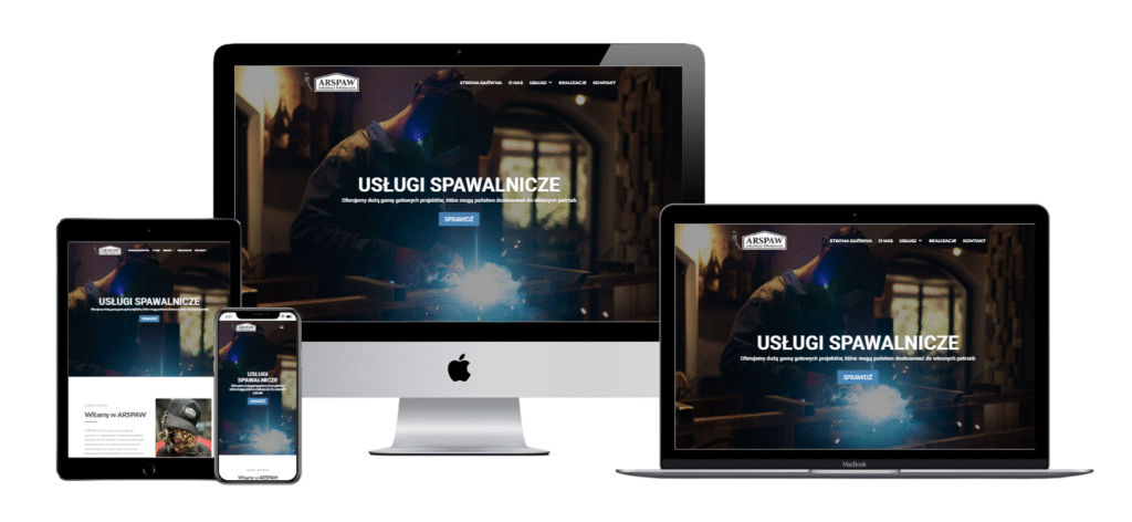 Projekt strony internetowej ARSPAW – realizacja matWeb